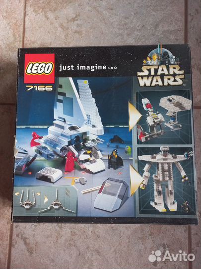 Lego коробка star wars 7166