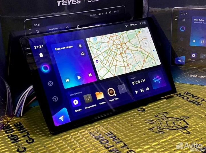 Магнитола Teyes сс3 2К 4/64 для Skoda