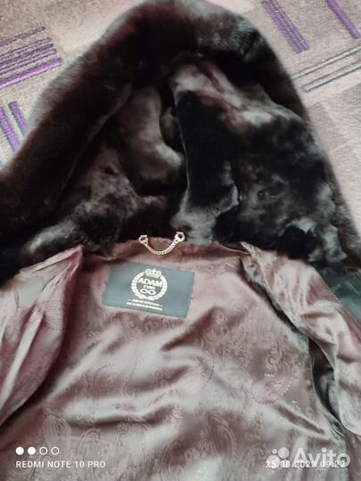 Шуба мутон норка, новая, одета два раза