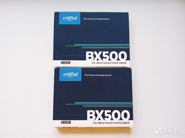 SSD Crucial BX500 480GB Новый Запечатан 2 штуки