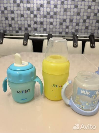 Молокоотсос avent ручной и бутылки авент