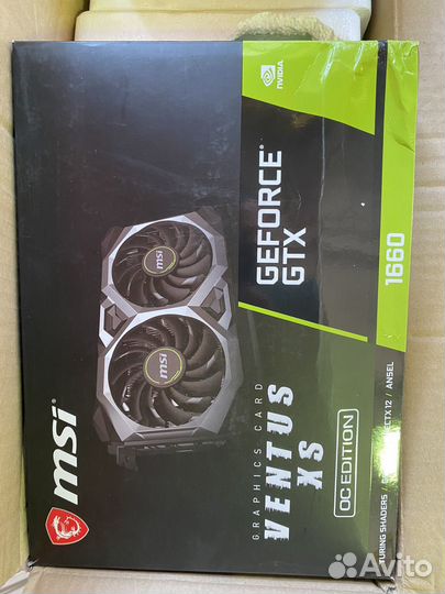 Коробка от видеокарты gtx 1660