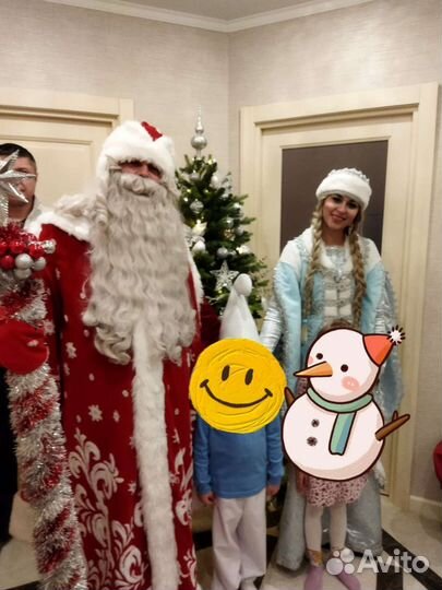 Дед мороз и снегурочка на дом