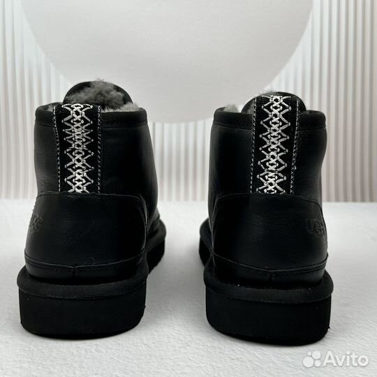 Угги женские Ugg neumel flex leather black