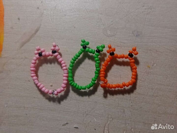 Кольцо из бисера