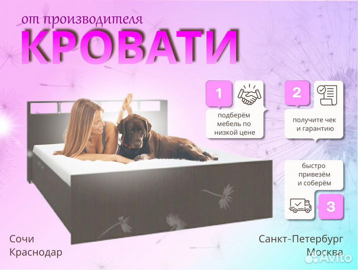 Кровать новая