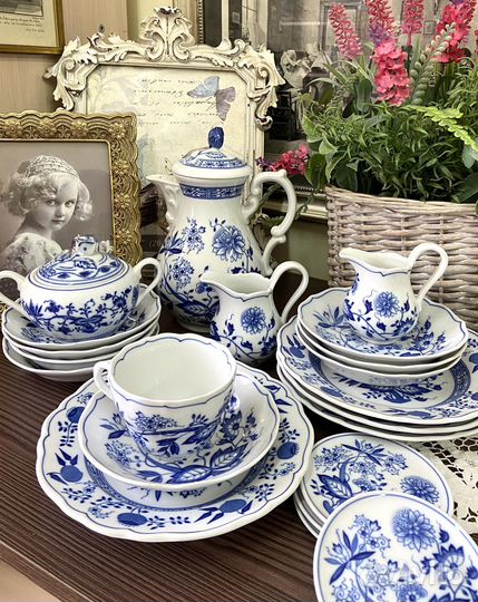 Чайный набор Hutschenreuther «Луковый узор»