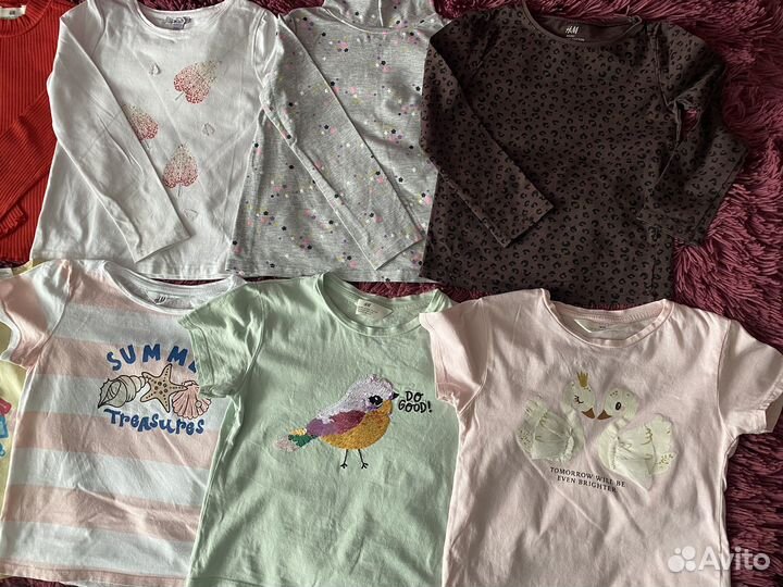 Фирменные вещи для девочки 110-116 (пакетом)