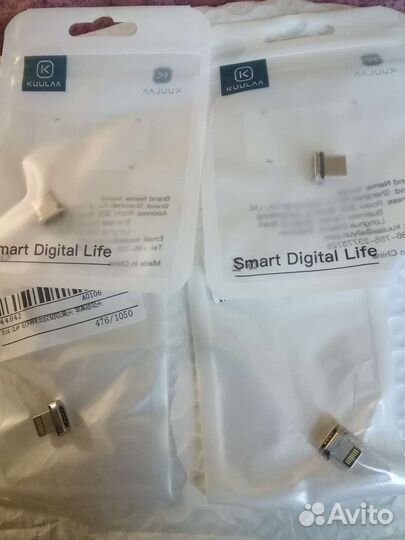 Плоский коннектор к магнитному кабелю Type-C, ios