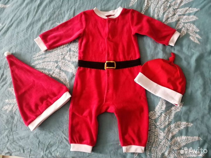 Санта костюм детский