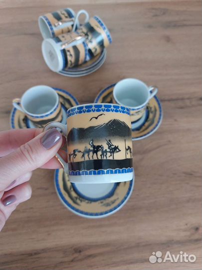 Кофейный набор (чашки + блюдца)