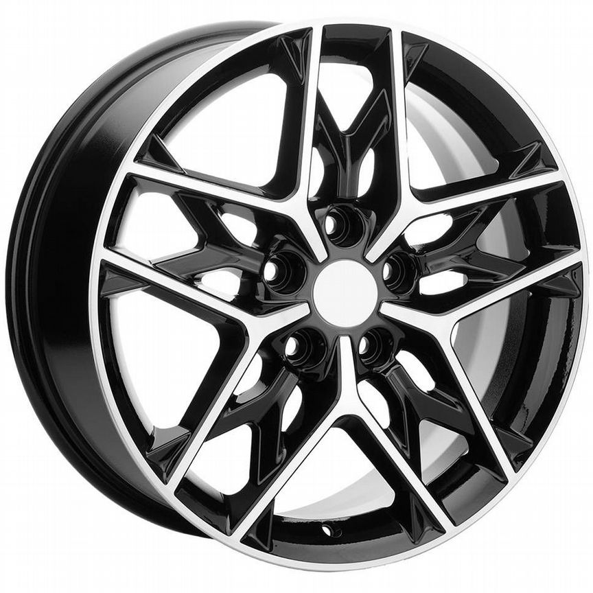Диски Khomen KHW1709 7x17 5x108 ET45 D60.1 Black-FP