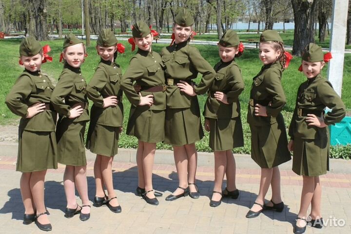 Военные костюмы ВОВ на 9мая