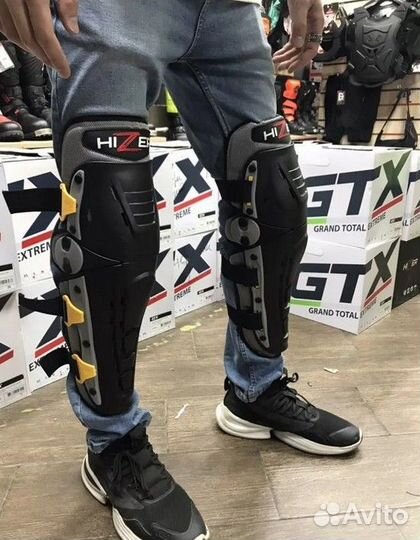 Наколенники мотозащита Hizer для мотоцикла на мото