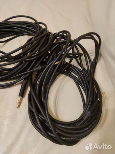 Аудио кабель- 2 шт.- 1xjack rich pro rp362blk 15 m