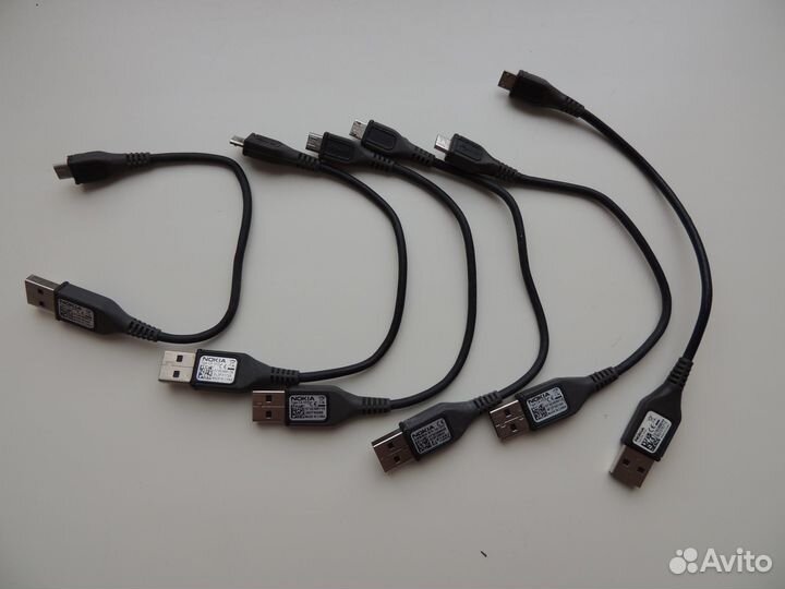 Кабель micro USB “Nokia CA-101D”, 21 см, оригинал