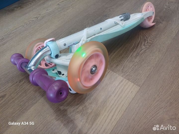 Самокат детский трехколесный бу