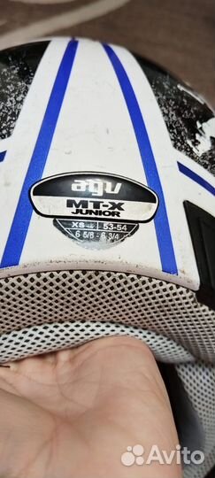 Детский кроссовый шлем