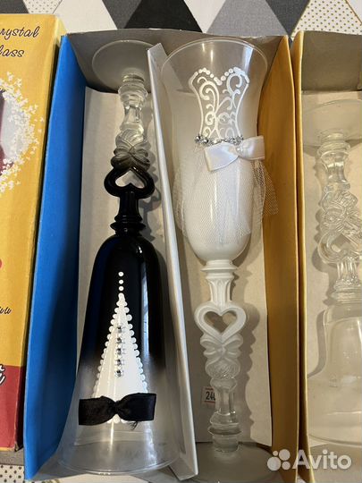 Подсвечник и бокалы