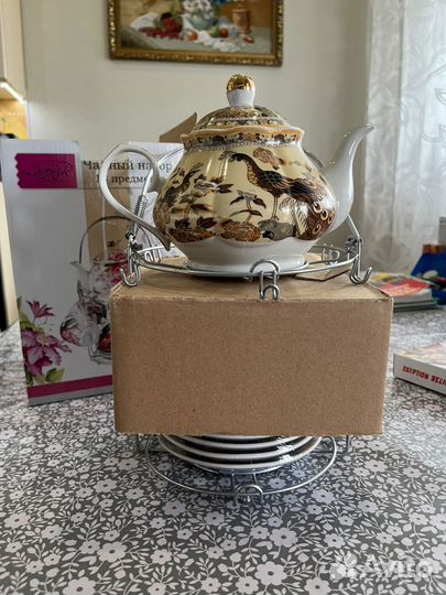 Чайный сервиз, новый, 13 предметов