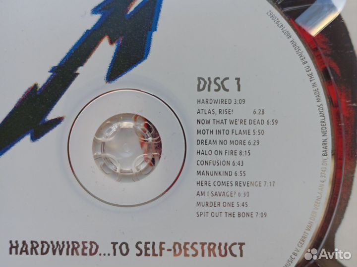 CD Metallica Hardware. To self destruct