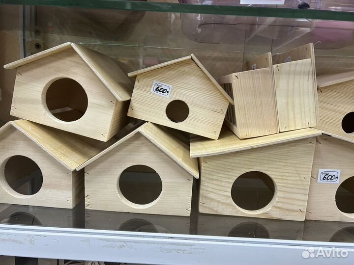 Изделия из дерева д/птиц и грызунов