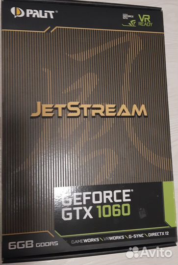 Видеокарта Palit JetStream GTX 1060 6gb
