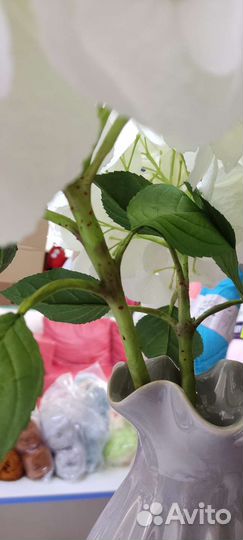 Гортензия белая Букет искусственные цветы