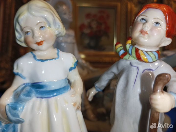 Статуэтки.Capodimonte.Дни недели.Royal Worcester