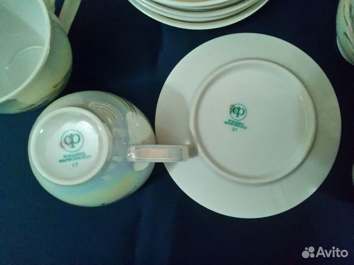 Сервиз фарфоровый для кофе.гдр Кольдиц