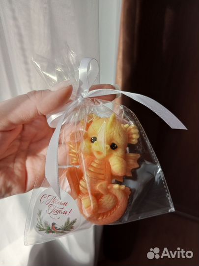 Мыло ручной работы на новый год Дракон