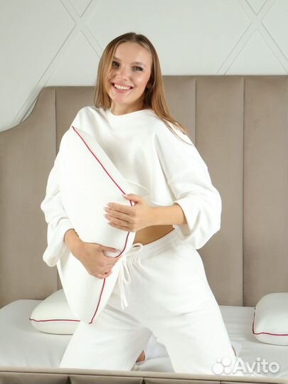 Анатомическая подушка для сна с эффектом памяти. К