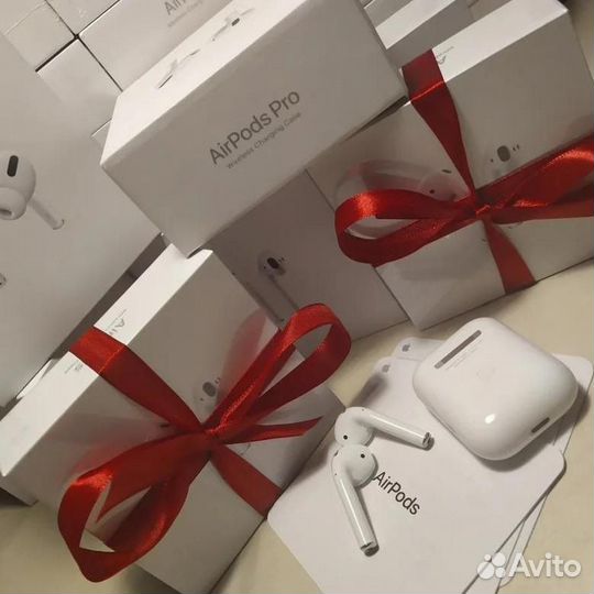Новые AirPods 2 + чехол в подарок