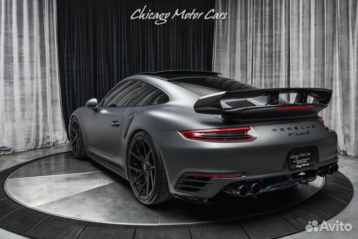 Карбоновый Спойлер для Porsche 911 991 Turbo S