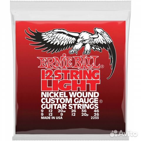 Ernie ball 2233 nickel wound light 9-46