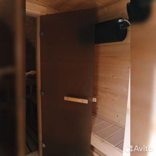 Мобильная баня бочка 6 м