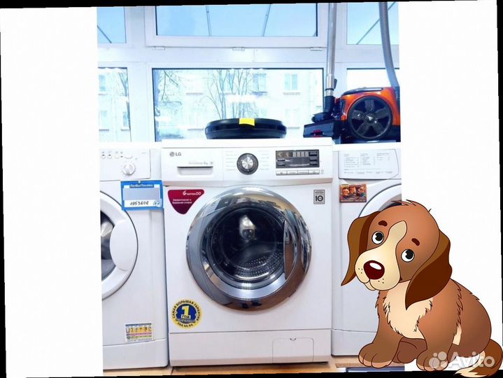 Стиральная машина LG бу 4кг. Гарантия 1 год