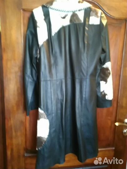 Плащ кожа