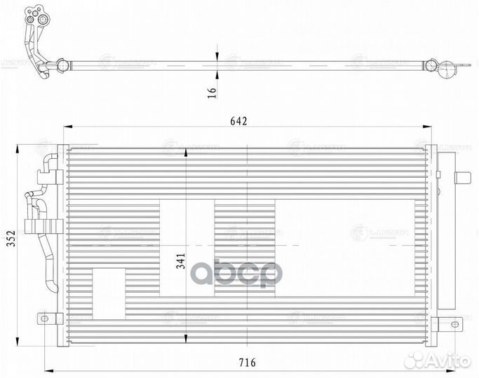 Радиатор кондиц. для а/м Geely Coolray (19) 1.5T