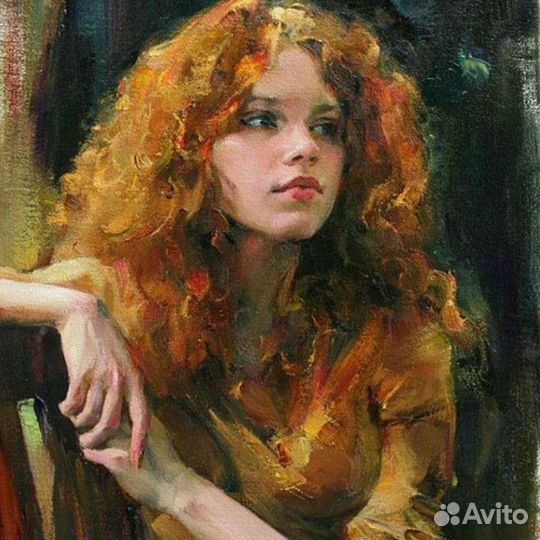 Портрет маслом на заказ по фото