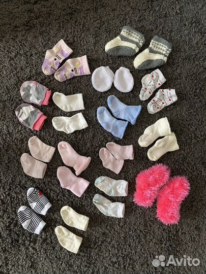 Пакет вещей на девочку 1-2 месяца