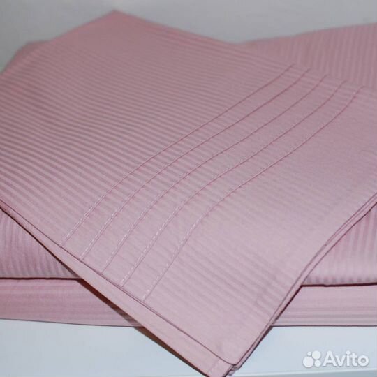 Постельное из страйп сатина на высокий матрас