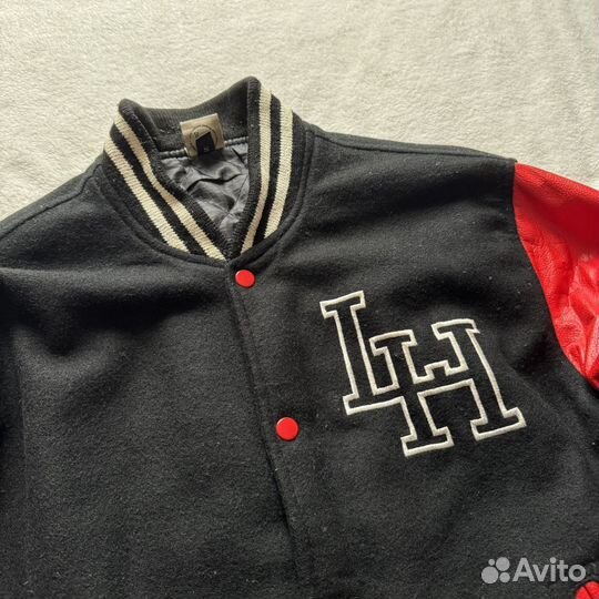 Мужская куртка бомбер кожа Lion Heart