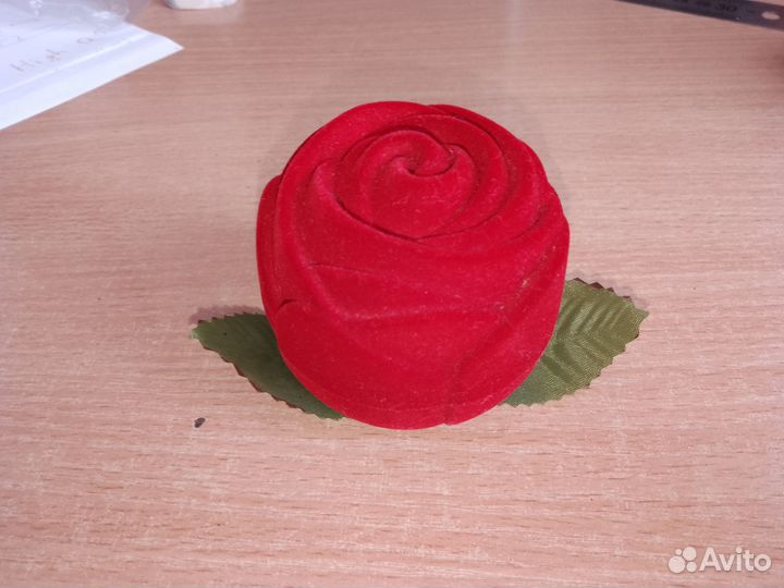 Футляр для колец бархатные коробочки