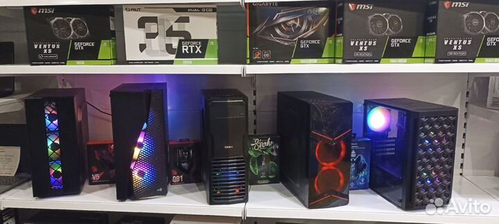 Игровой пк i3-10105F/RTX2060/SSD256
