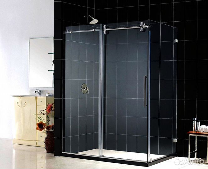 Кабина из стекла