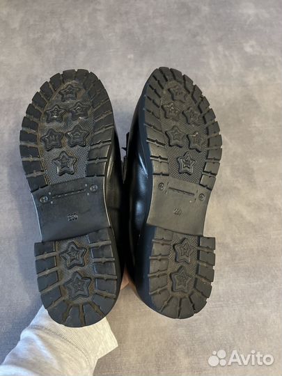 Лоферы женские черные 36