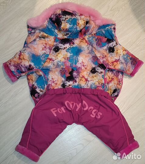 Комбинезон для собаки зима(девочка)