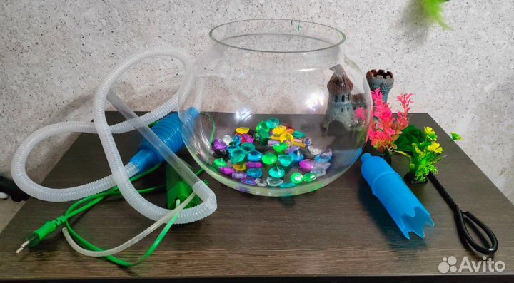 Аквариум 15 л +принадлежности