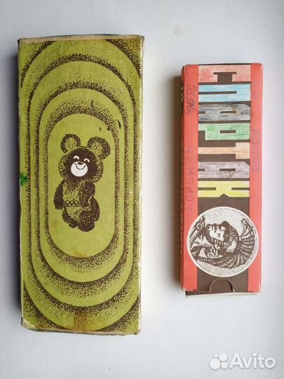 Карандаши, пеналы, мелки СССР